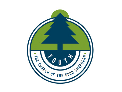 Logo for Youth Ministry badge church emblem tree youth youth ministry