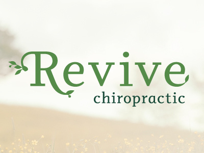 Revive Chiropratic chiropractic growth healing logo revive wholeness