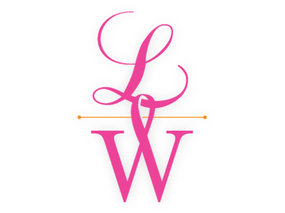 L and W Wedding Monogram monogram logo initials wedding logo wedding design