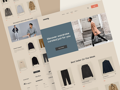 #TemplateKit - COOSTY - Men Page