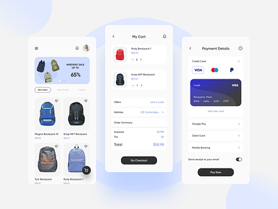 Credit Card Checkout - Mobile App Online Store 002 app brand business checkout clean creditcard daily dailyui dailyuichallenge design mobile online store trend typography ui uidesign ux