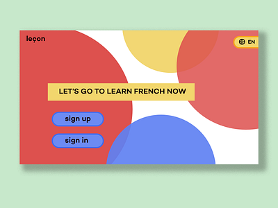 leçon branding design flat minimal ui ux web website