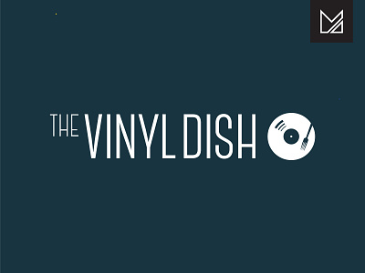 The Vinyl Dish Logo Design (2017) brand identity branding branding design graphic design logo logo design logomark logotype