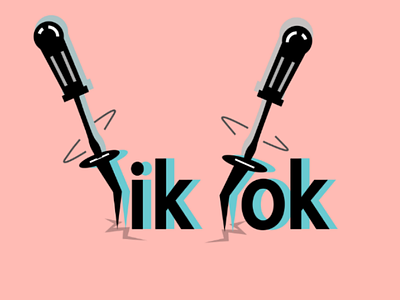 Tiktok ban 😂 2d illustration information logo simple