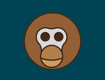 Monkey head logo design graphic graphic design graphic design graphicdesign graphics logo logodesign monkey monkey logo