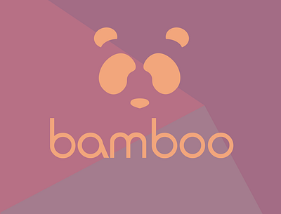 bamboo concept logo panda bamboo design graphic graphic design graphic design graphicdesign graphics illustration panda panda logo visual visual design
