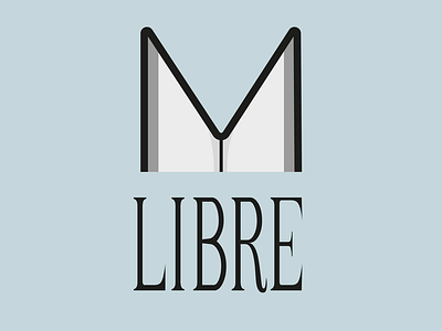 Letter M book concept "LIBRE"