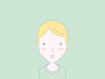 Green Noi human illustration kid person