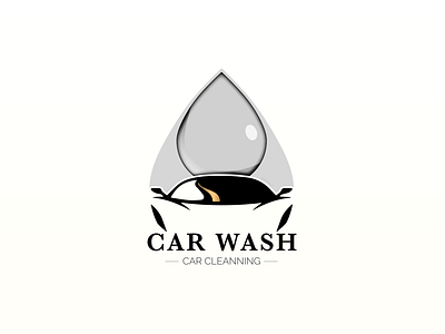 CAR WASH abstract art blackandwhite car car app car wash design drop gold gradiant illustration illustrator logo wash washing water