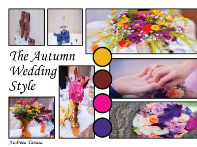 Autumn wedding moodboard artwork branding graphic design ilustration design indesign moodboard wedding style