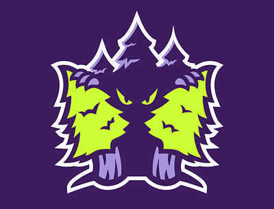 Woodland Monster Mascot Logo brand design brand identity branding design graphic design logo logo design mascot mascot design mascot logo