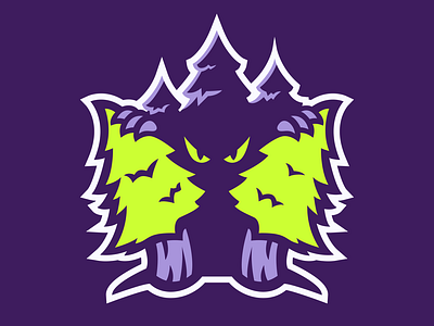 Woodland Monster Mascot Logo