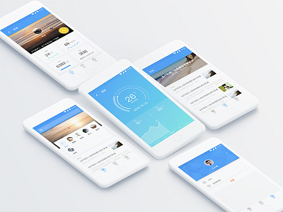 Smart watch APP UI app design material smart watch