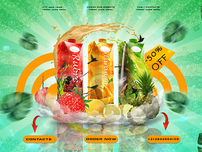 Juice Produit Design Sociel media