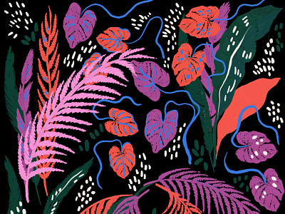 Tropical Illustration illustration pattern pattern design prints