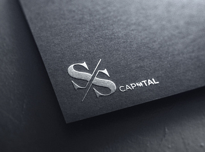 SS Capital logo branding design illustration logo logo mockup ss capital