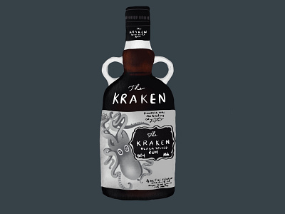 Kraken Rum Illustration