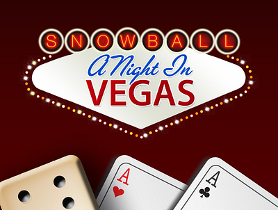 A Night in Vegas logo design night in vegas school vegas