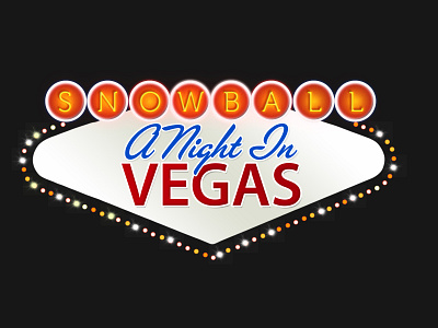 A Night in Vegas Logo event logo logodesign los vegas