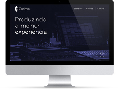 Website - Cádmio interface layout site ui ux web design webdesign website