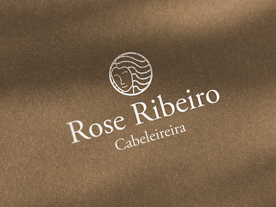 Logotipo Rose Ribeiro Cabeleireira branding cabeleire hair hair studio icon identidade visual logo logotipo o nascimento de vênus símbolo venus