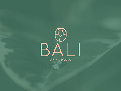 Logotipo Bali Semi Jóias bali branding design icon identidade visual jewelry jewelry logo logo logotipo semi jóias semi jóias