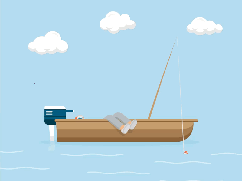 Gone Fishin’ fishing stillmotion