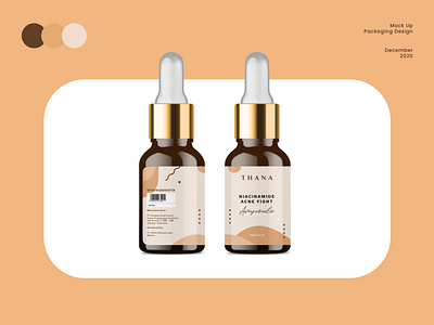 Ampoule Mockup Packaging - Skincare