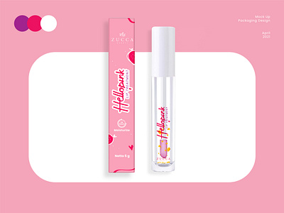 Lip Treatment Serum Product Packaging Mockup