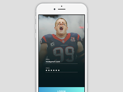 Login app login sports ui