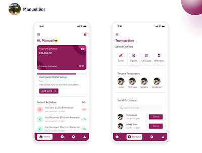 Trim Pay fintech mobile app mobile design transaction