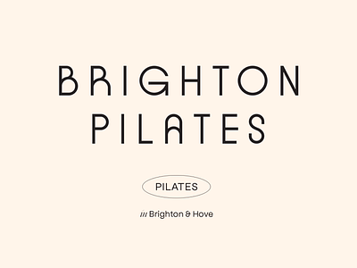 Brighton Pilates — Brand Identity + Web