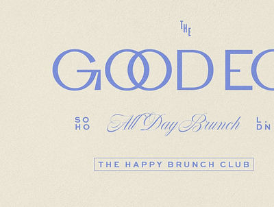 The Good Egg - Typography details branding branding design design logo logo design type typography vector