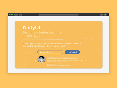 Redesign Landing Page dailyui dailyuichallenge design flat ui ux vector web website