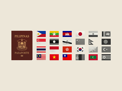 Bucketlist bucketlist flags passport travel