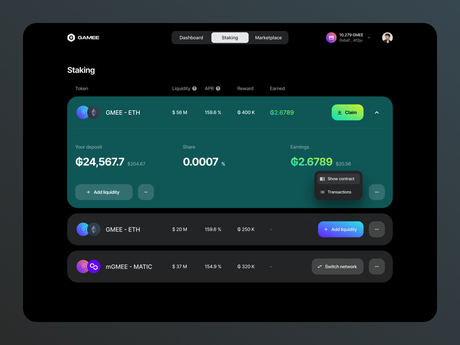 crypto staking apps