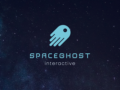 SpaceGhost Interactive branding design geometric logo icon illustration logo logo icon logomark pictorial mark tech logo