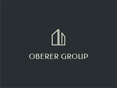 Oberer Group - Logo Design branding design elegant logo geometric logo lettermark lettermark logo logo logo design logomark monogram logo real estate logo vector