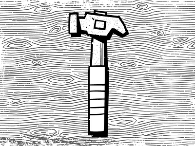 Hammer grunge hammer icon illustration self harm texture toolbox tools wood