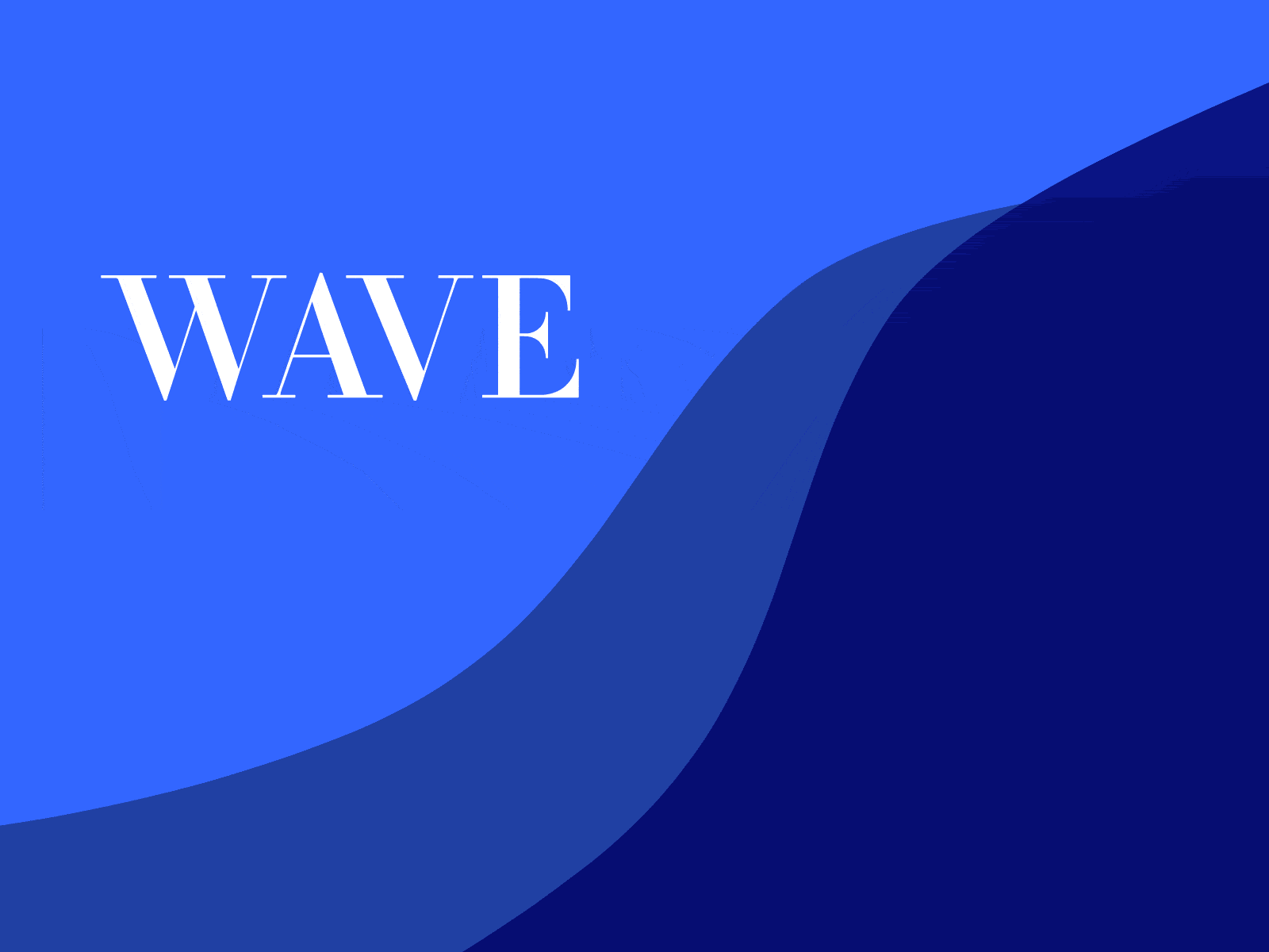 Wave animate cc animated animated type animation design font gif type typography water wave waves