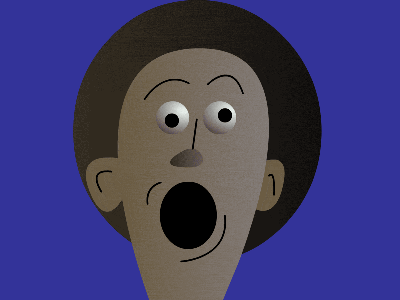 Weirdo animate cc animated animation drawing face gif glitch illustration random weird