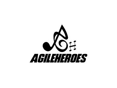 AGILEHEROES MINIMAL LOGO DESIGN agileheroeslogo branding creativelogo design graphic design minimalistlogo modernlogo prettylogo simplelogo uniquelogo