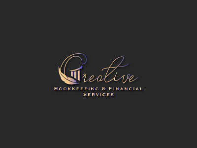 Bookkeeping & Financial Services Signature Logo