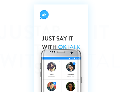 Spalsh Screen android chat minimal samsung sound splash screen talk voice