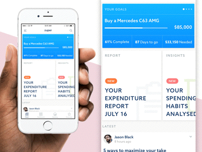 Financial Feed mock up