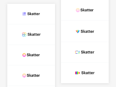 Skatter Branding Exploration bangalore blocks branding cards icon logo minimal