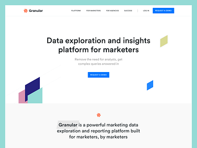 Granular Landing Page Wip