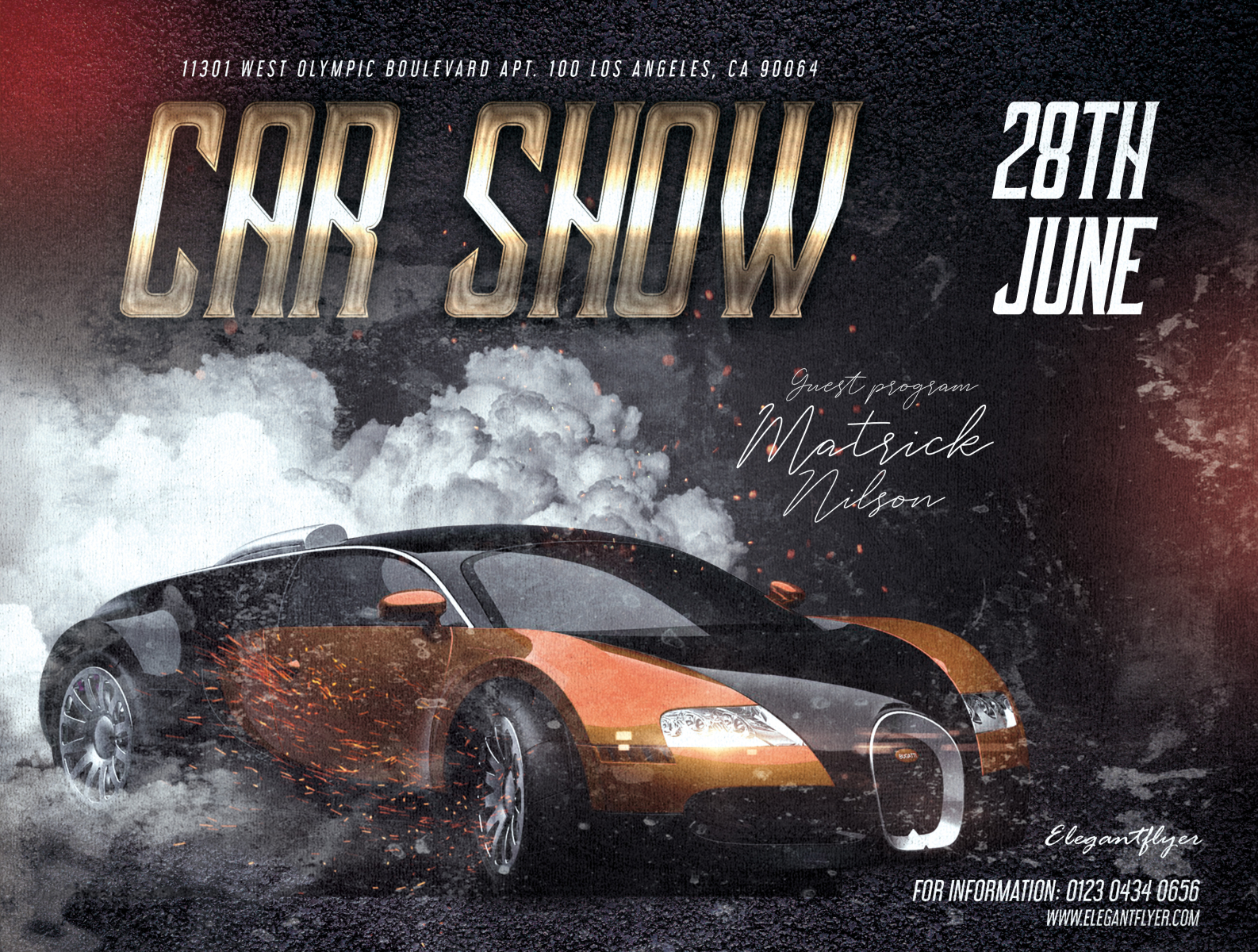Car Show – PSD Flyer Template by Yulia on Dribbble Intended For Car Show Flyer Template