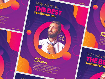 Business – PSD Poster Template agency business agency company man offer poster premium psd purple templates