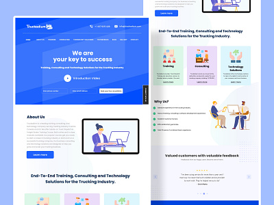 Truckadium Website UserInterface Design